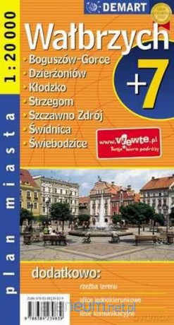 Plan Miasta Wałbrzych plus 7