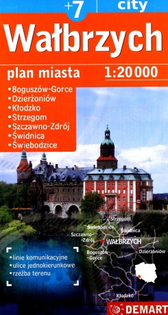 Plan Miasta Wałbrzych plus 7