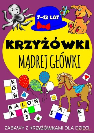 Krzyżówki mądrej główki 7-13 lat - Agnieszka Wileńska [KSIĄŻKA]