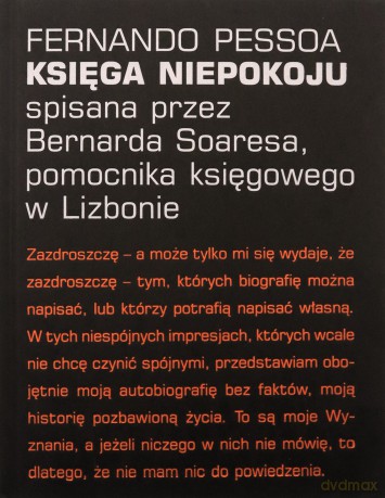 Księga niepokoju w.2 - Fernando Pessoa [KSIĄŻKA]