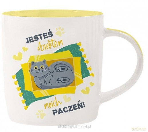 Kubek dla kociarza - Jesteś obiektem moich PACZEŃ!