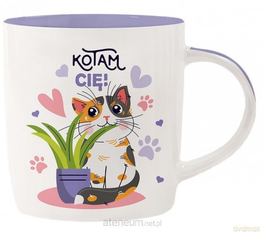 Kubek dla kociarza - Kotam Cię!