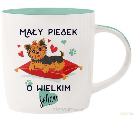 Kubek dla psiarza - Mały piesek o wielkim sercu
