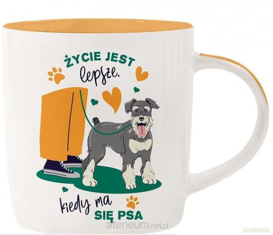 Kubek dla psiarza - Życie jest lepsze, kiedy ma...