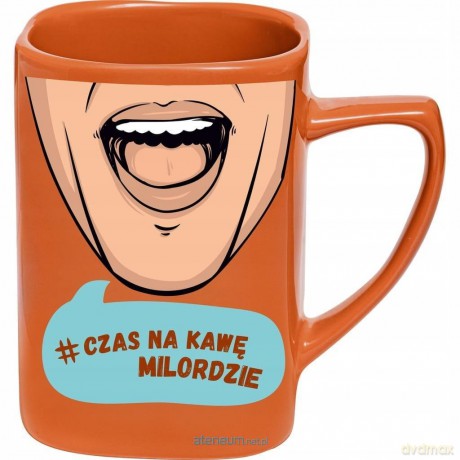 Kubek prezentowy - Czas na kawę, milordzie
