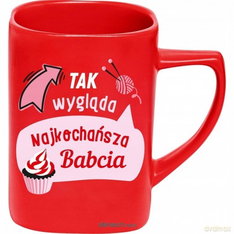 Kubek prezentowy - Tak wygląda Najkochańsza Babcia