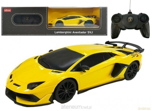 Lamborghini Aventador Rastar RC 1:24 żółty