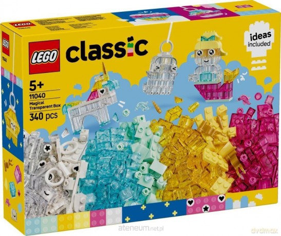 LEGO Classic Magiczny zestaw z przezroczyst (11040) [KLOCKI]