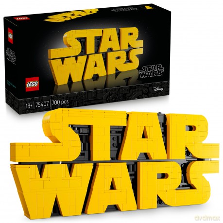 LEGO Star Wars Logo Star Wars wykonane z klocków (75407) [KLOCKI]