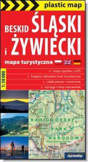Plastic map Beskid Ślaski i Żywiecki [KSĄŻKA]