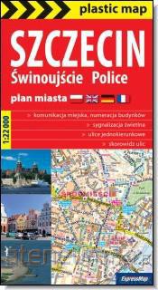 Plastic map Szczecin 1:22 000 [KSĄŻKA]