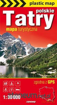 Plastic map Tatry 1:30 000 [KSĄŻKA]