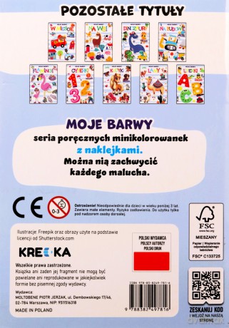 Moje barwy. Szlaczki [KSIĄŻKA]