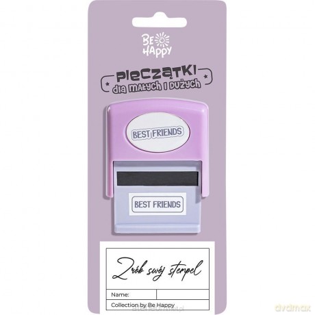 Pieczątka dla dzieci z napisem best friends