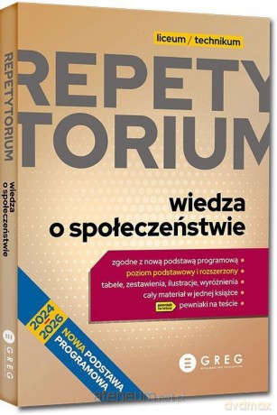 Repetytorium LO 2024/26 - WOS [KSIĄŻKA]