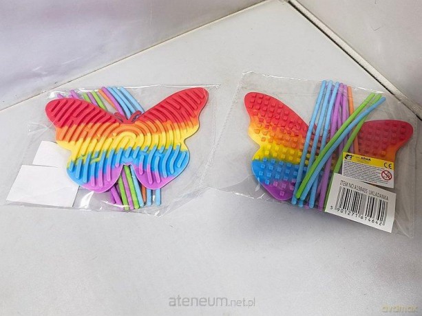 Silikonowa układanka antystresowa Motyl