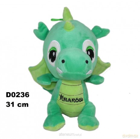 Smok Kraków ciemny zielony 31cm