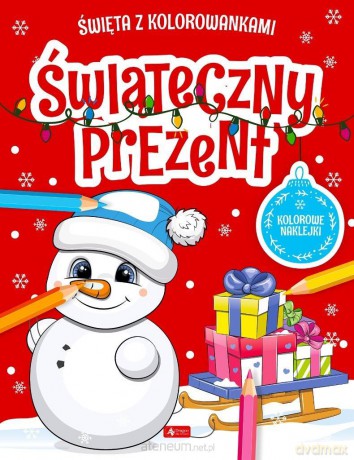 Święta z kolorowankami. Świąteczny prezent [KSIĄŻKA]