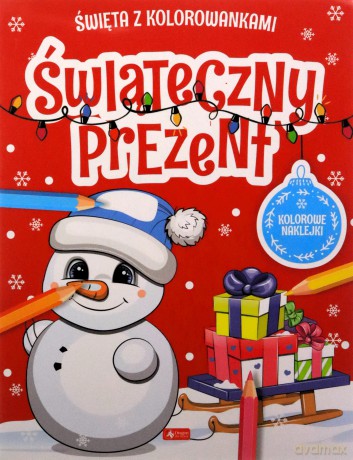 Święta z kolorowankami. Świąteczny prezent [KSIĄŻKA]