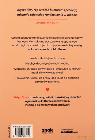 Tokyo Crush. Jak szukałam miłości w Japonii - Vanessa Montalbano [KSIĄŻKA]