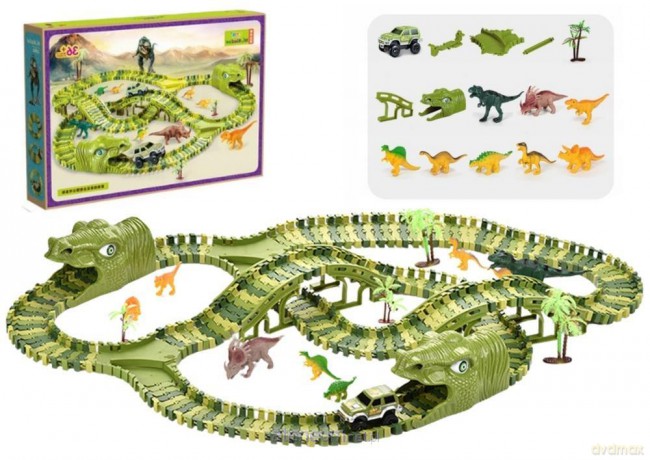 Tor wyścigowy dinozaur 240el