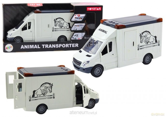 Transporter koni biały