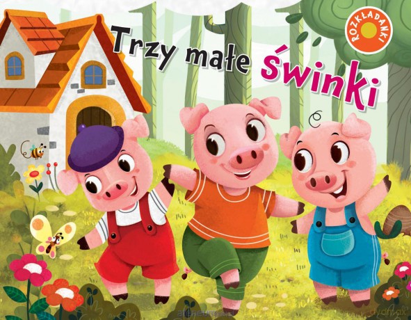 Trzy małe świnki. Rozkładanki - Jul Łyskawa [KSIĄŻKA]