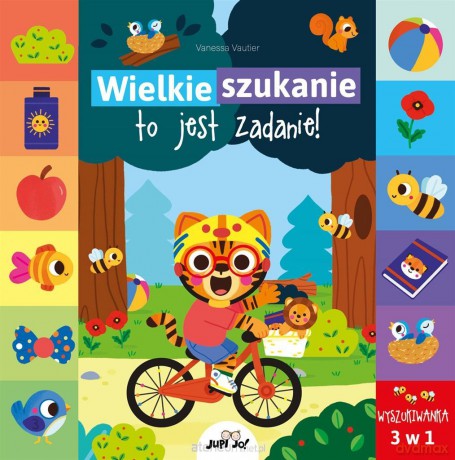 Wielkie szukanie to jest zadanie! Wyszukiwanka 3w1 - Vanessa Vautier [KSIĄŻKA]