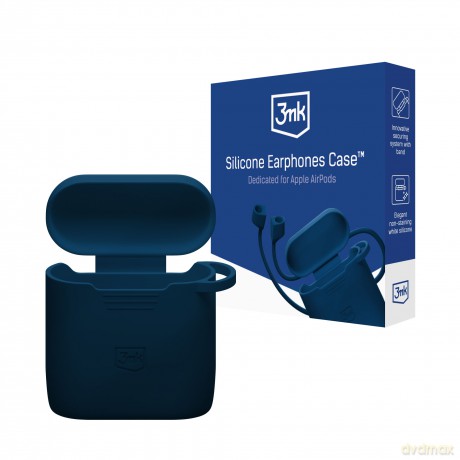 Apple AirPods 2nd gen. - 3mk Silicone AirPods Case Navy blue