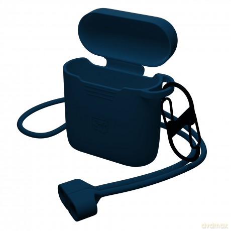 Apple AirPods 2nd gen. - 3mk Silicone AirPods Case Navy blue