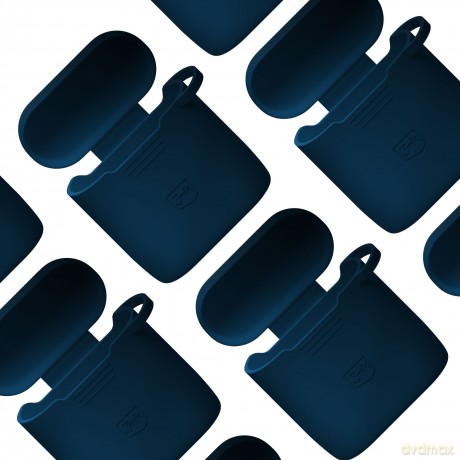 Apple AirPods 2nd gen. - 3mk Silicone AirPods Case Navy blue