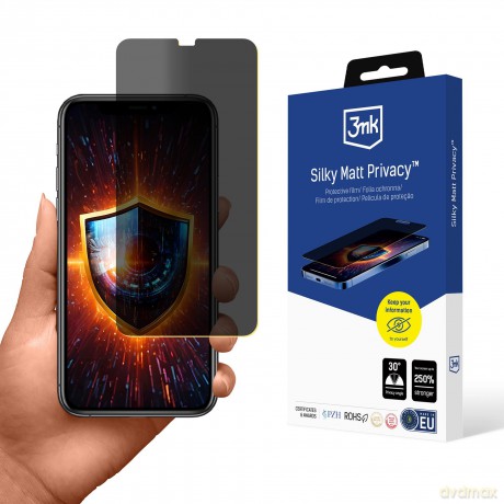 Apple iPhone 11 Pro Max - 3mk Silky Matt Privacy