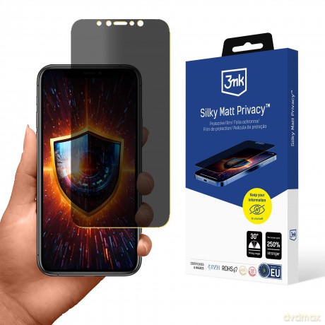 Apple iPhone Xr - 3mk Silky Matt Privacy