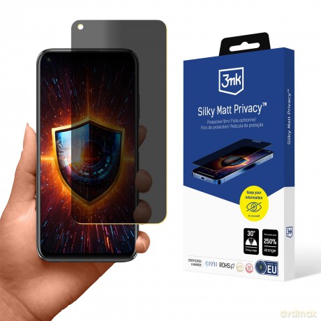 Huawei P40 Lite - 3mk Silky Matt Privacy