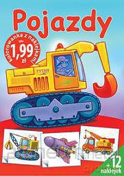 Pojazdy - Kolorowanka z naklejkami [KSĄŻKA]