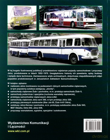 Pojazdy samochodowe i przyczepy Jelcz 1952-1970 [KSĄŻKA]