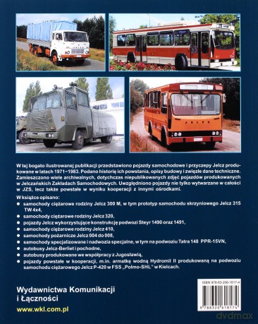 Pojazdy samochodowe i przyczepy Jelcz 1971-1983 [KSĄŻKA]