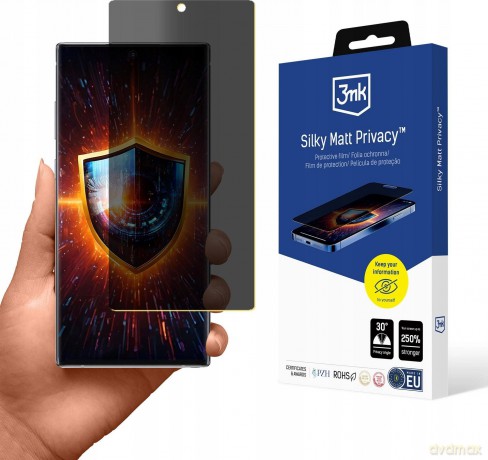 Samsung Galaxy Note 10+ - 3mk Silky Matt Privacy