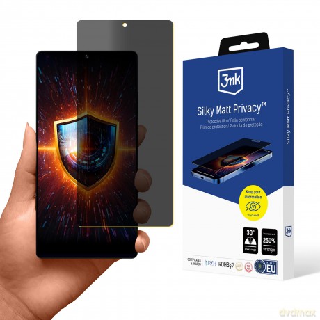Samsung Galaxy S25 Ultra - 3mk Silky Matt Privacy