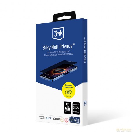 Samsung Galaxy S25 Ultra - 3mk Silky Matt Privacy
