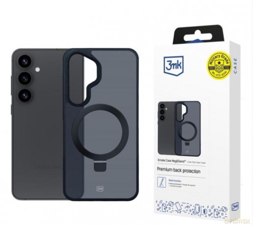 Samsung Galaxy S25+ - 3mk Smoke Case Mag&Stand