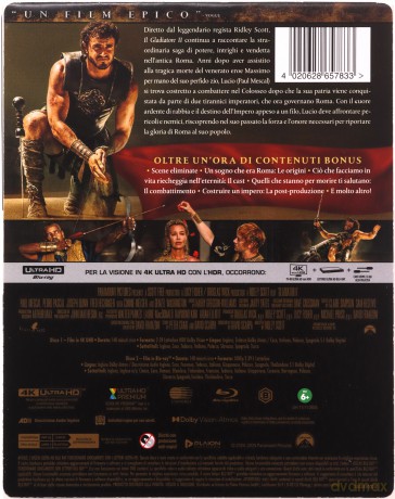 Gladiator II (Gladiator 2) (steelbook) [Blu-Ray 4K]+[2xBlu-Ray]