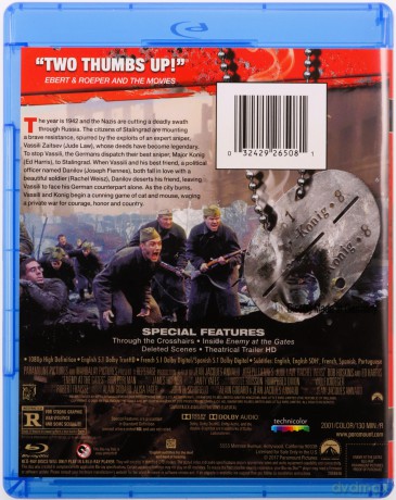 Enemy at the Gates (Wróg u bram) [Blu-Ray]