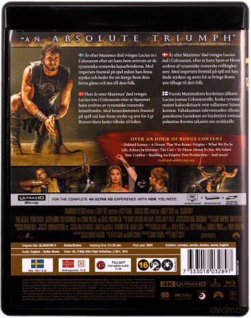 Gladiator II [Blu-Ray 4K]+[Blu-Ray]