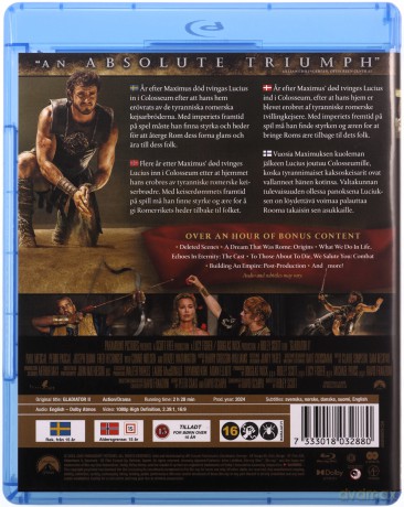 Gladiator II (Gladiator 2) [Blu-Ray]