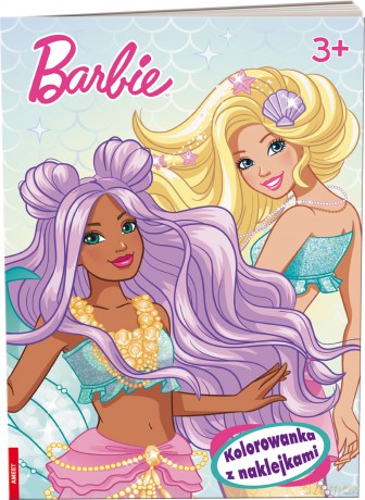 Barbie Dreamtopia kolorowanka z naklejkami NA-1404 - Opracowanie zbiorowe [KSIĄŻKA]