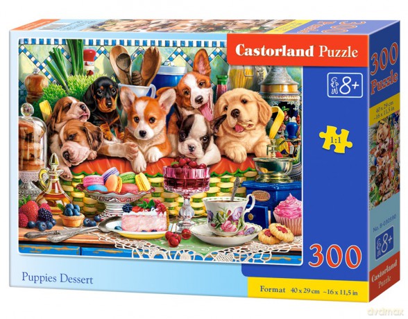 CASTORLAND 300 el. Puppies Dessert B-030590 [PUZZLE]