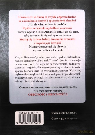 Demonolodzy Ed i Lorraine Warren. Relacje ze spraw prowadzonych przez małżeństwo Warrenów - Gerald Brittle [KSIĄŻKA]