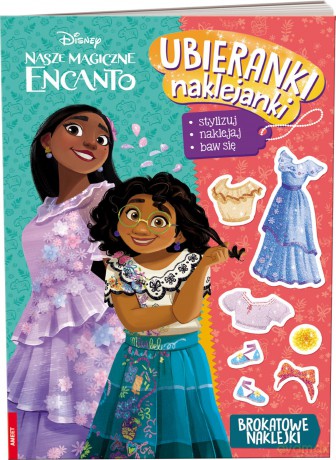 Disney Encanto ubieranki naklejanki SDU-9113 - Opracowanie zbiorowe [KSIĄŻKA]