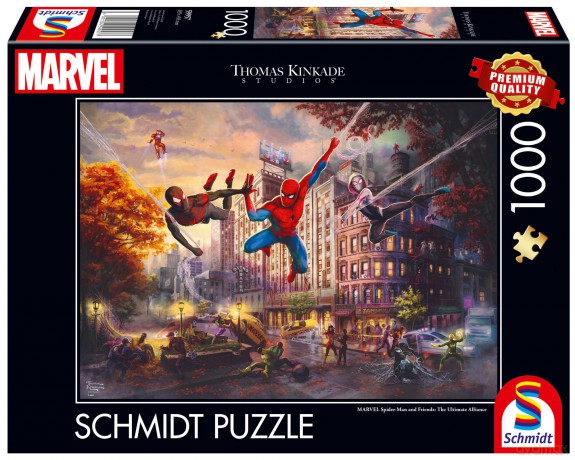 G3 1000 el. PQ T.Kinkade Spider-Man i przyjaciele 110806 [PUZZLE]